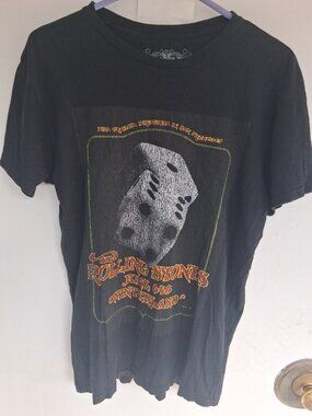 Rolling Stones Winterland 68 Replica T Shirt Mens Medium